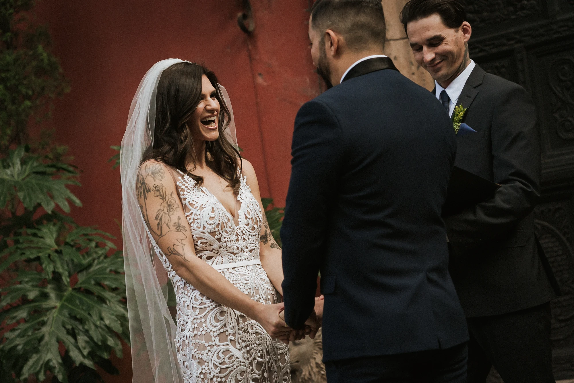 Wedding photo edited with PHAiTO