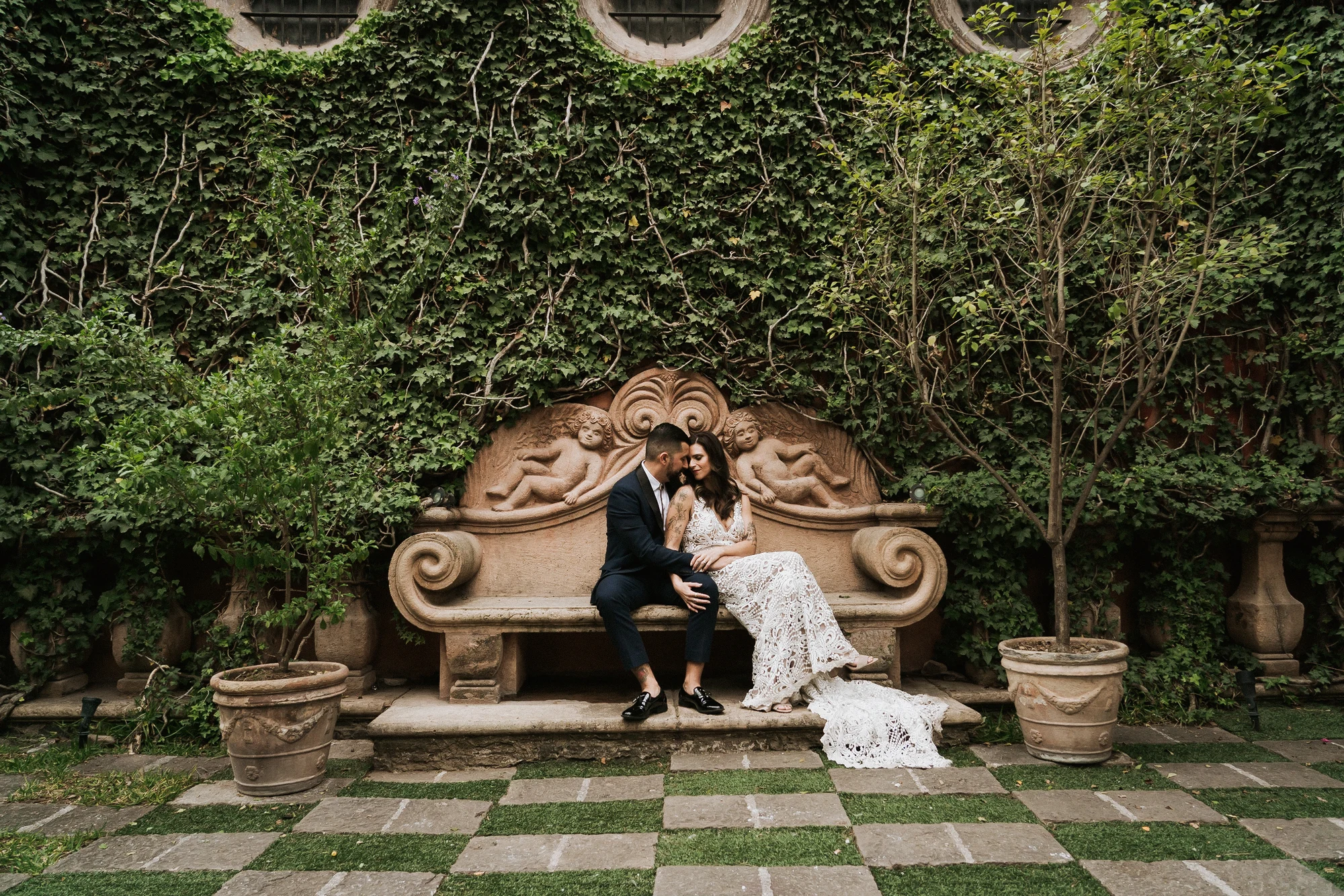 Wedding photo edited with PHAiTO