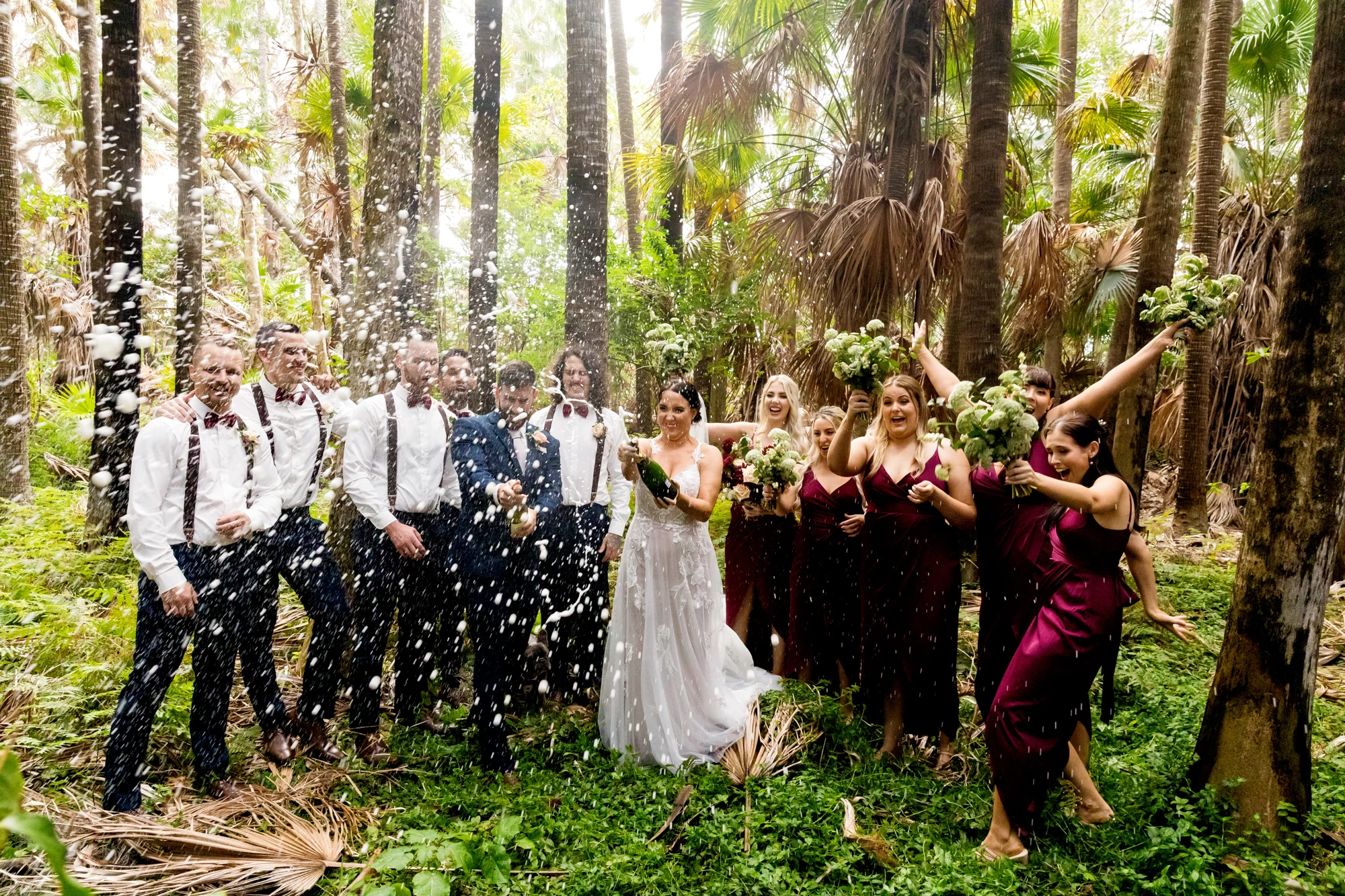 Wedding photo edited with PHAiTO
