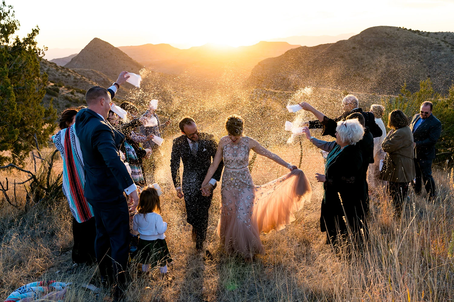 Wedding photo edited with PHAiTO Lush look